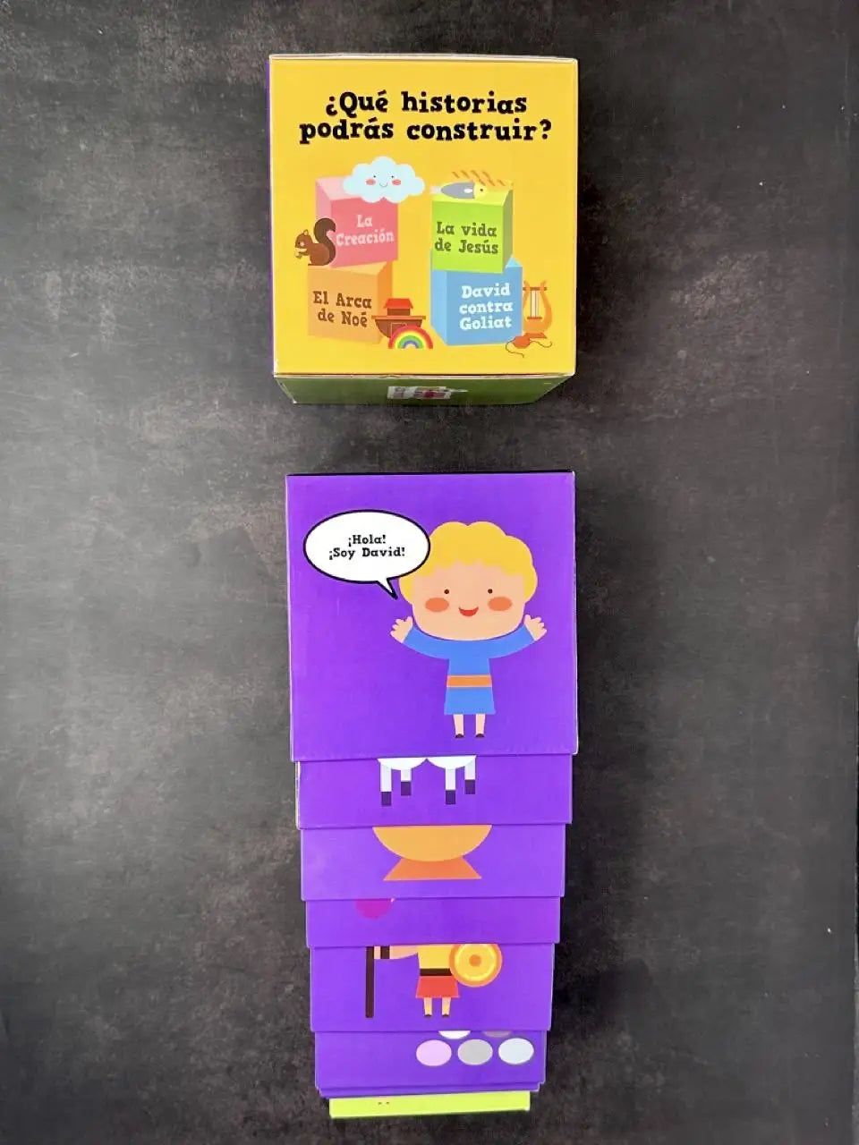 Juego de Cubos Apilables Grandes Historias de la Biblia