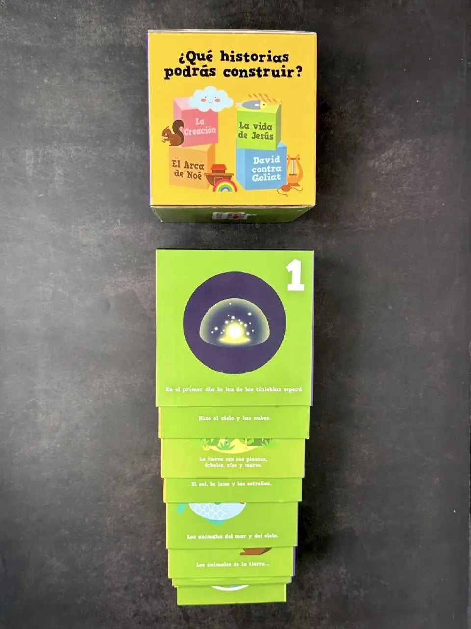 Juego de Cubos Apilables Grandes Historias de la Biblia