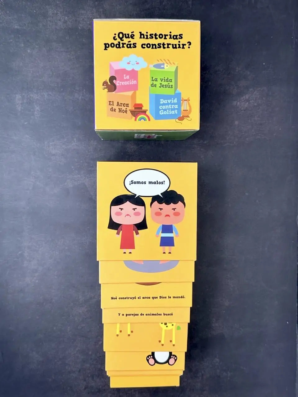 Juego de Cubos Apilables Grandes Historias de la Biblia