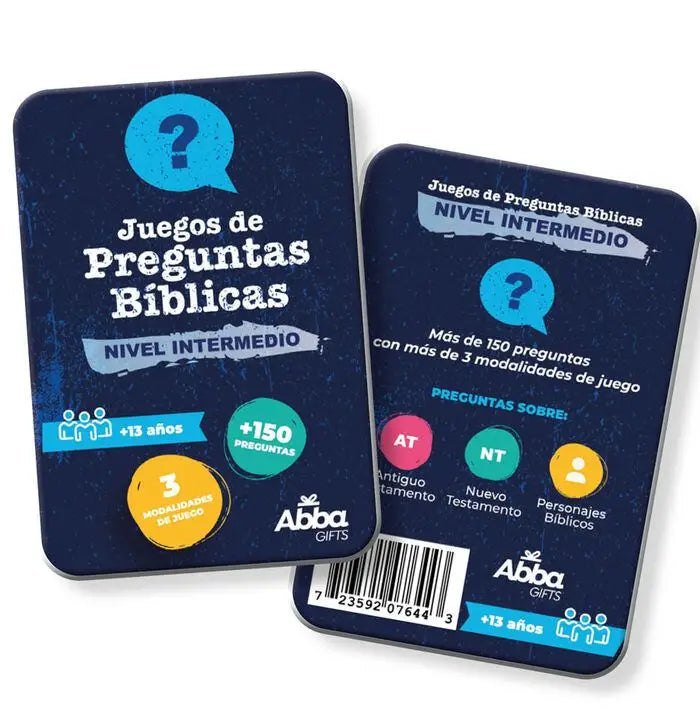 Juego de las preguntas bíblicas. Nivel intermedio