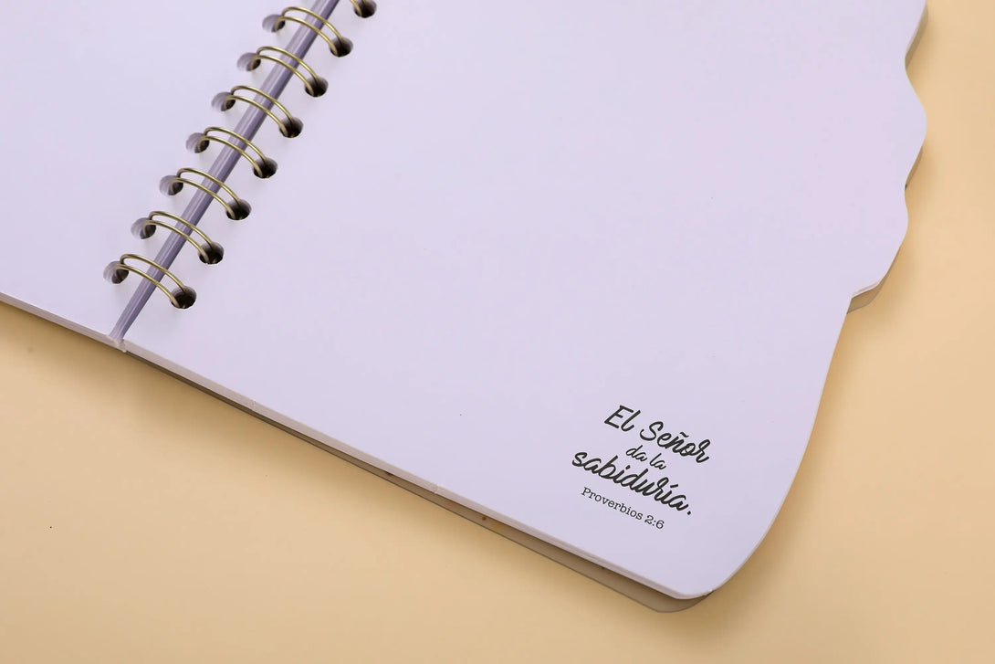 Libreta Troquelada con portada en PP. Sabiduría