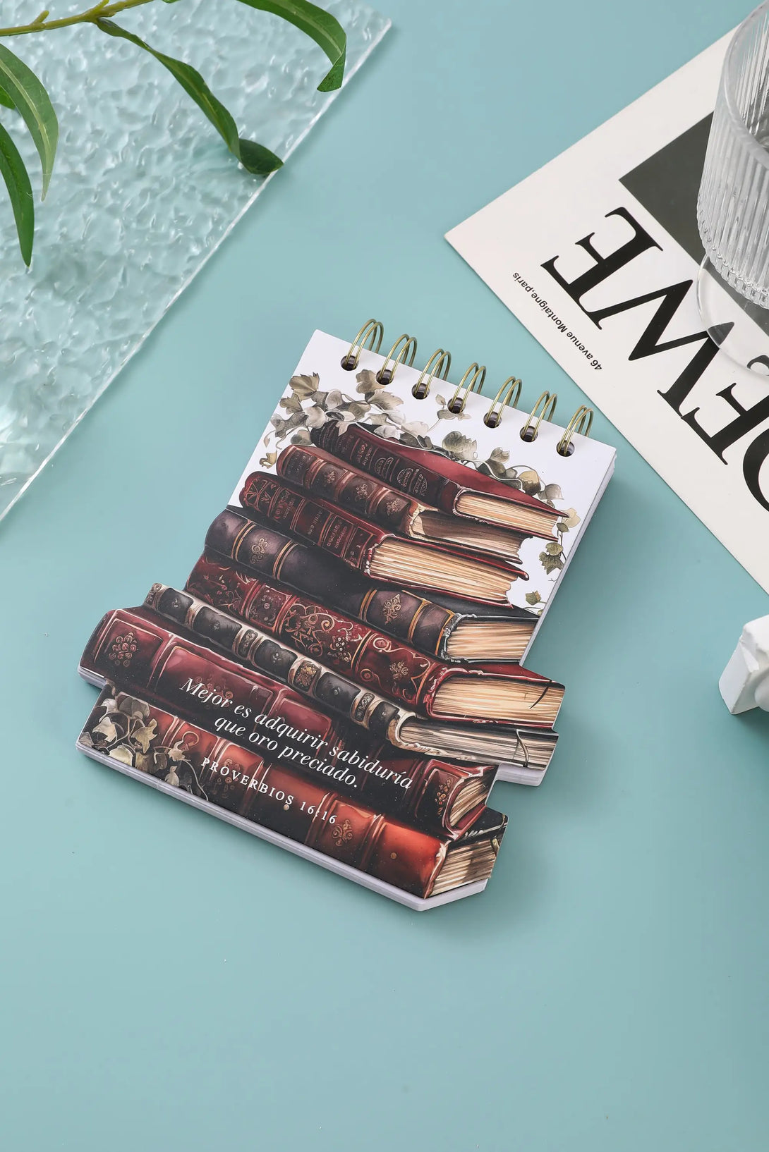 Libreta troquelada libros