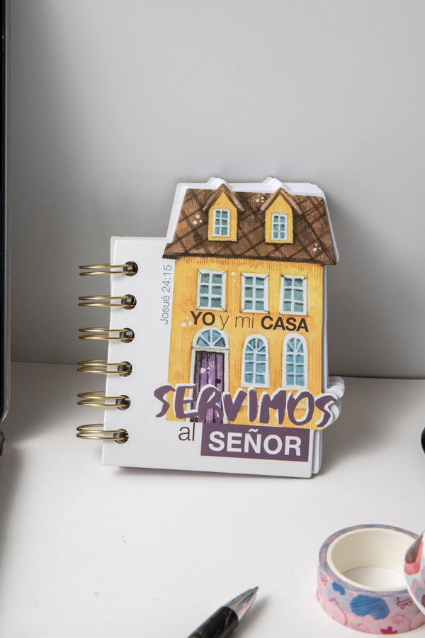 Libreta troquelada Yo y mi casa