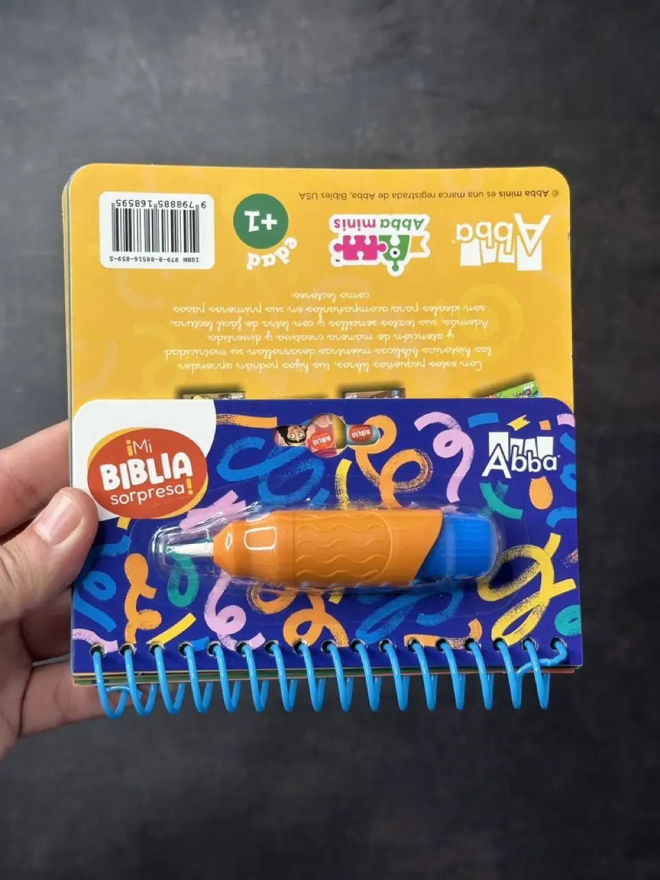 Moisés. Colección Mi Biblia Sorpresa. Pinta con Agua.