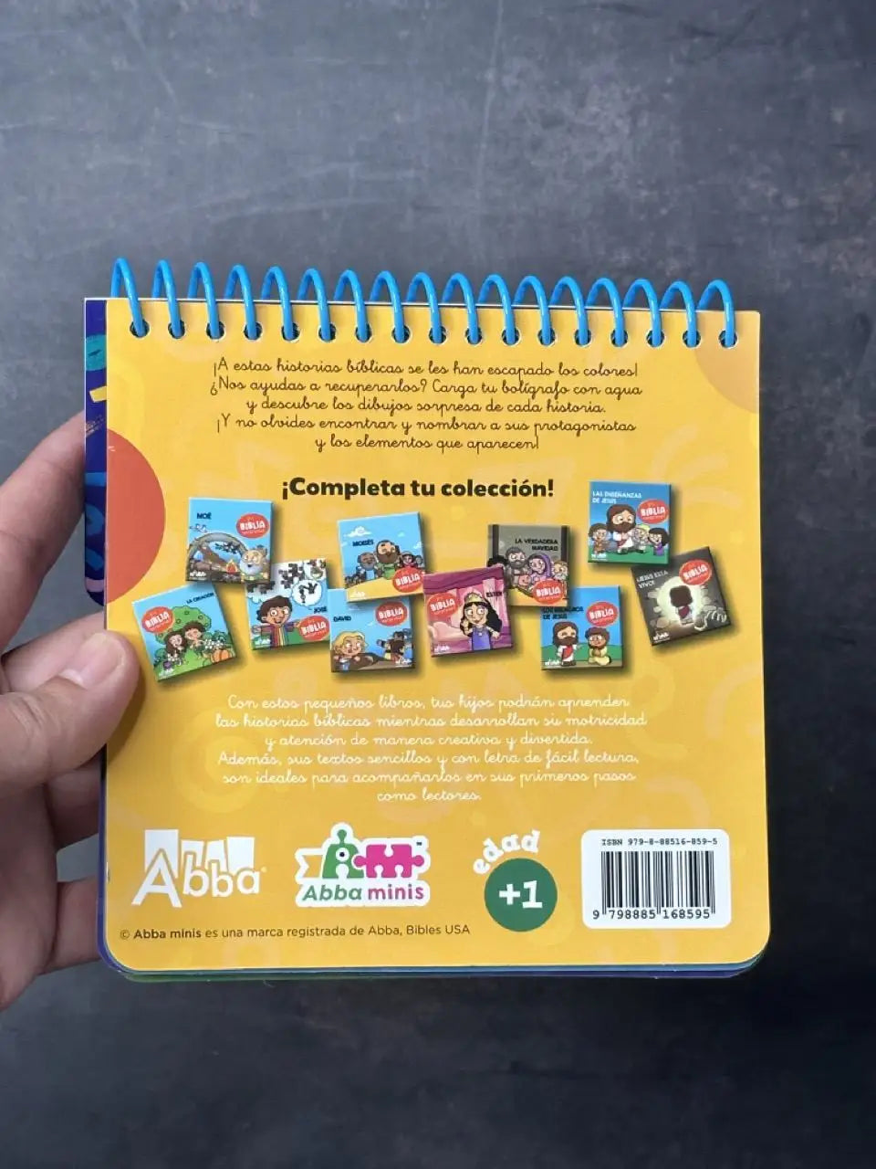 Moisés. Colección Mi Biblia Sorpresa. Pinta con Agua.
