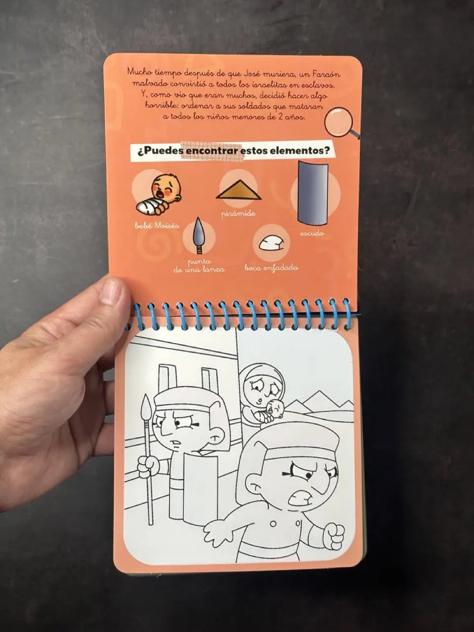 Moisés. Colección Mi Biblia Sorpresa. Pinta con Agua.