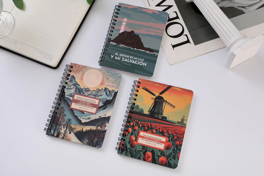 Pack 3 libretas Paisajes vintage