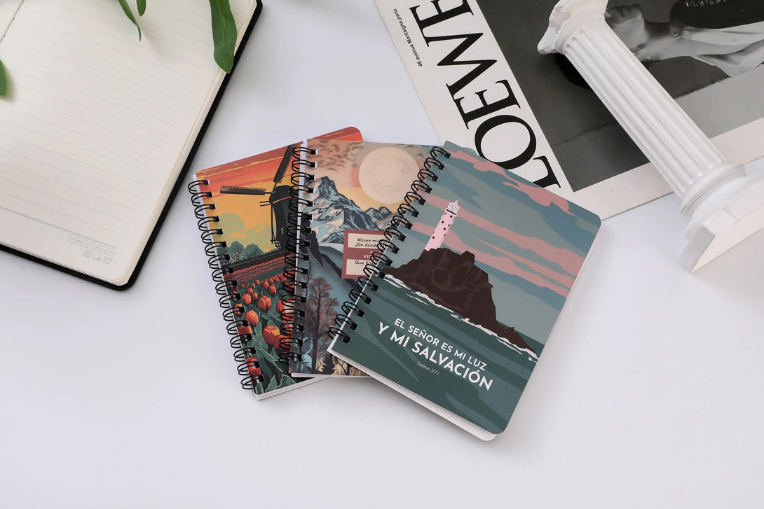 Pack 3 libretas Paisajes vintage