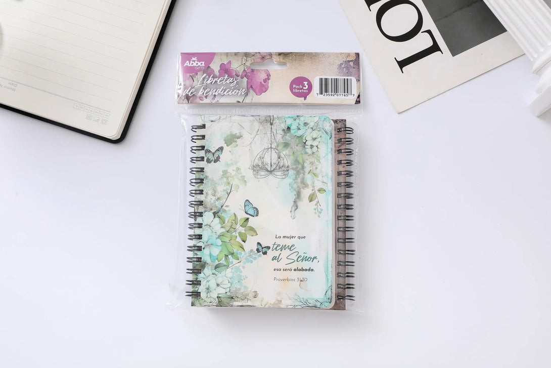Pack 3 libretas para la mujer