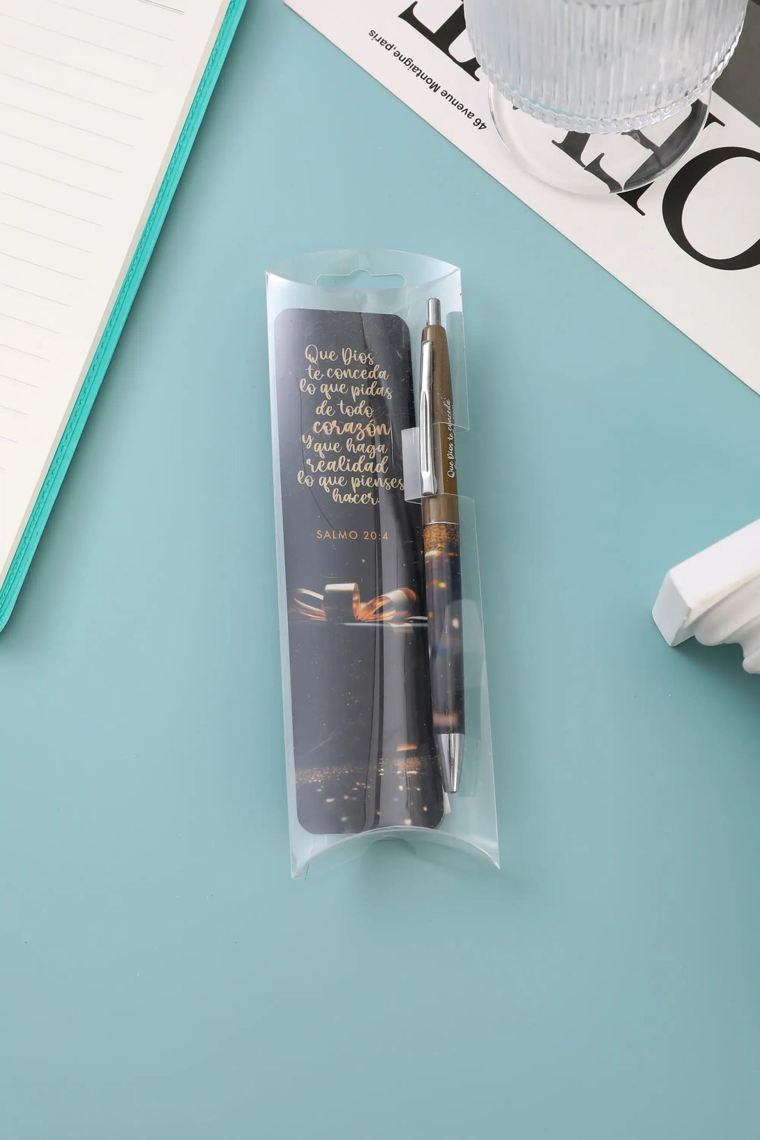 Pack bolígrafo con marcador de libro. Que Dios te conceda