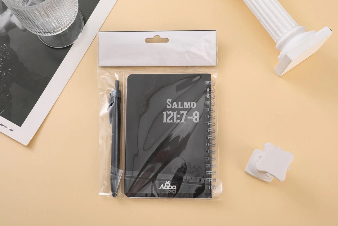 Pack libreta anillas con bolígrafo. El Señor te protegerá