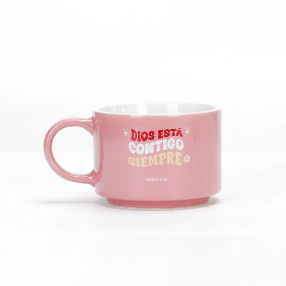 Pack Taza 12 OZ + llavero de caucho. Colección primor. Dios