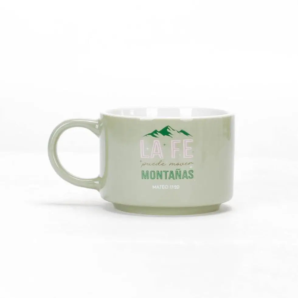 Pack Taza 12 OZ + llavero de caucho. Colección primor. La fe