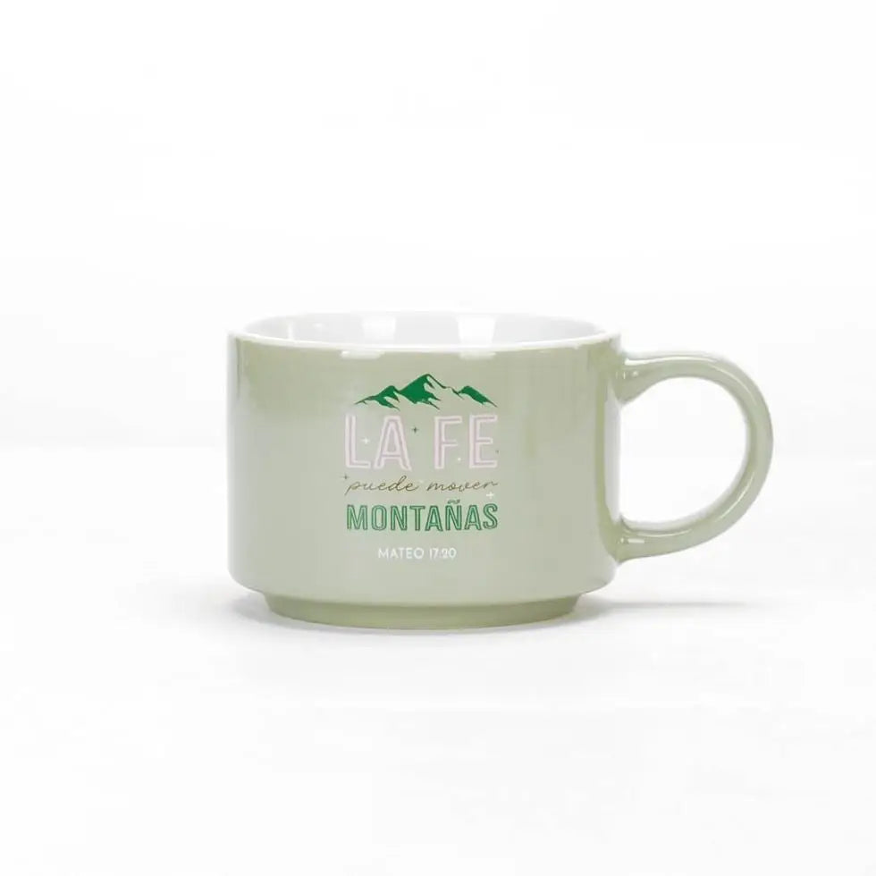 Pack Taza 12 OZ + llavero de caucho. Colección primor. La fe