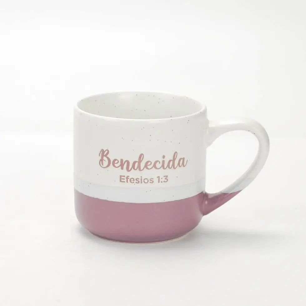 Taza 10 OZ. Colección Acuarela.Bendecida
