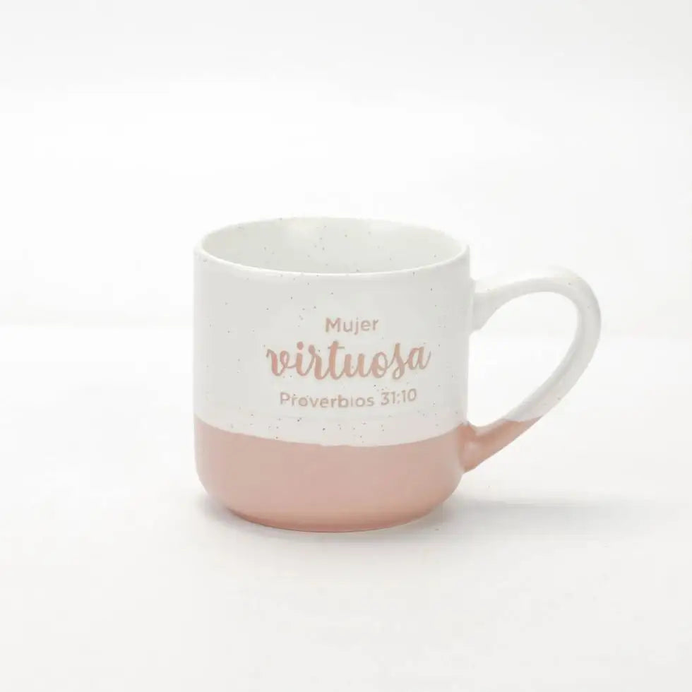 Taza 10 OZ. Colección Acuarela. Mujer virtuosa