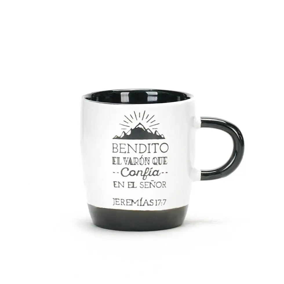 Taza 10 Oz. Colección elemental. Bendito el varón
