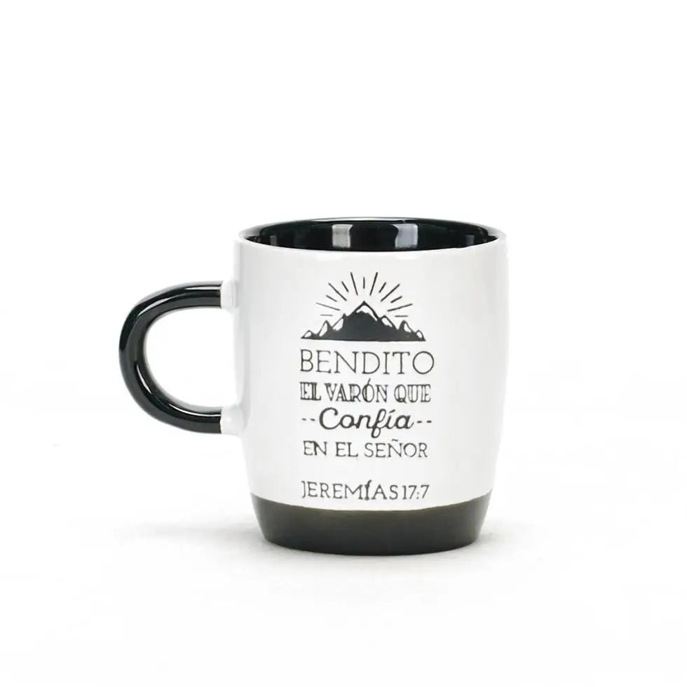 Taza 10 Oz. Colección elemental. Bendito el varón