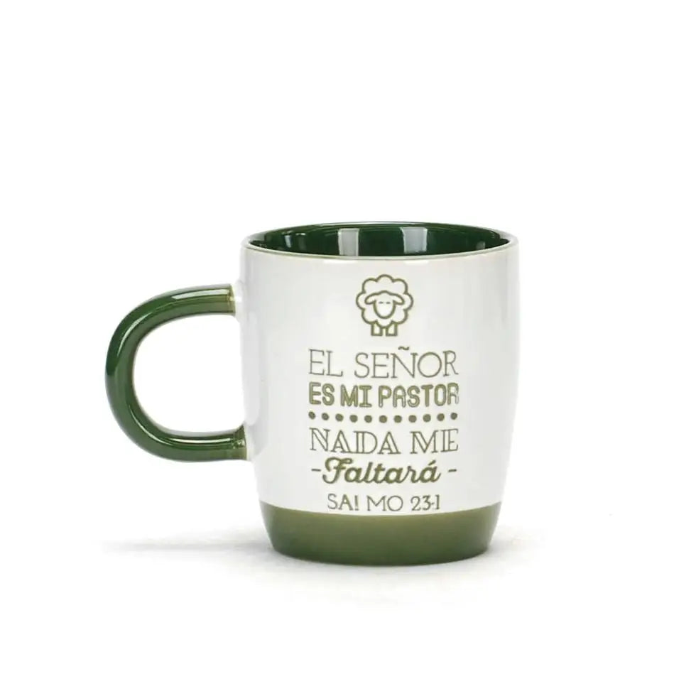 Taza 10 Oz. Colección elemental. El Señor es mi pastor.