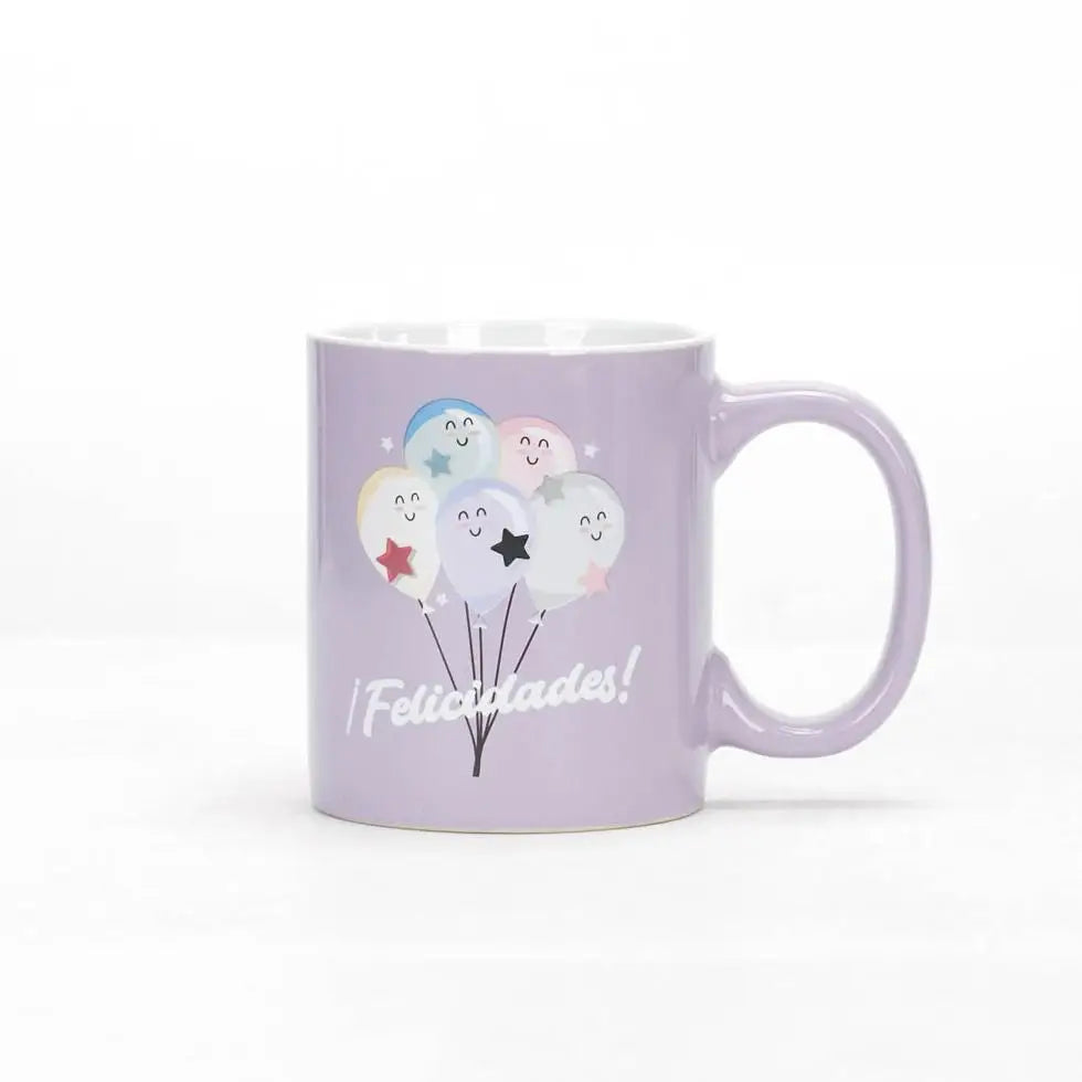 Taza 12 OZ. Colección Comparte. Felicidades