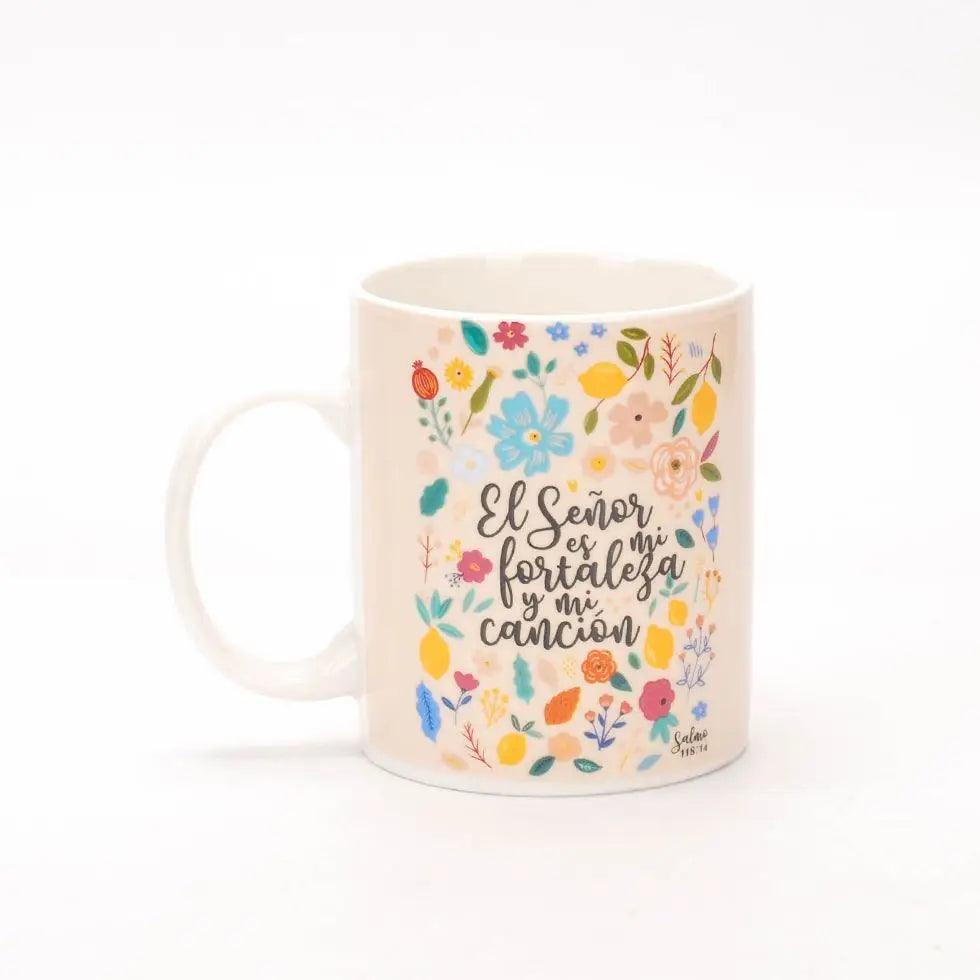 Taza 12 OZ. Colección Ideal. El Señor es mi fortaleza