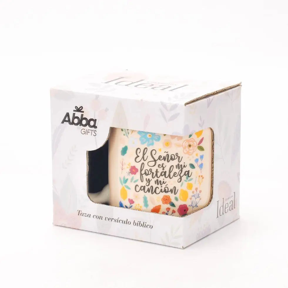Taza 12 OZ. Colección Ideal. El Señor es mi fortaleza