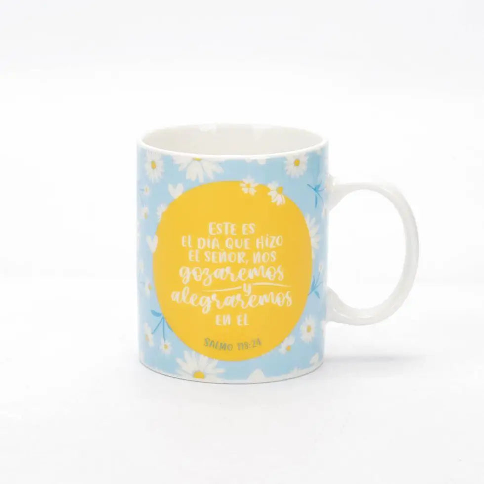 Taza 12 OZ. Colección Ideal. Este es el día