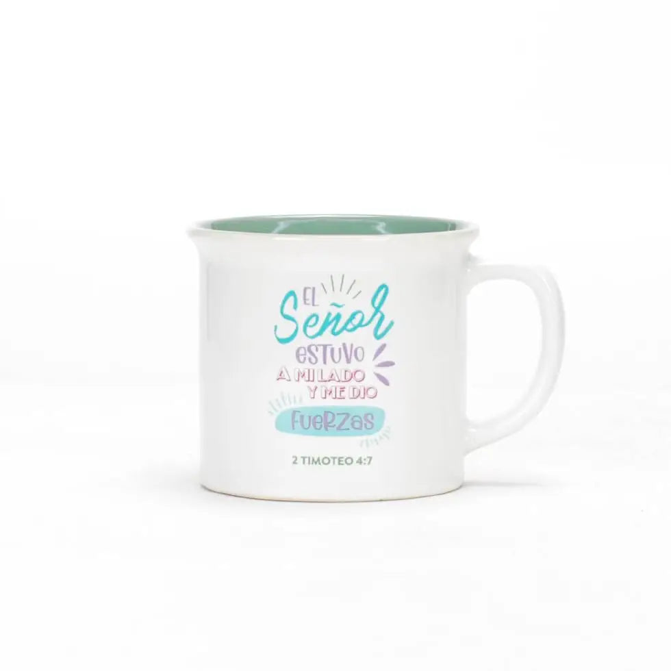Taza 13 OZ. Colección delicia.El Señor estuvo