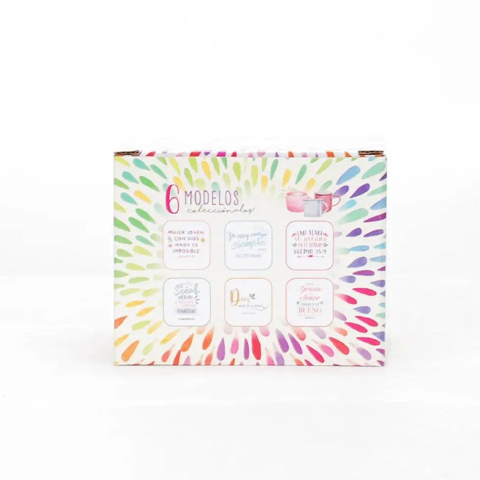 Taza 13 OZ. Colección delicia. Mujer joven