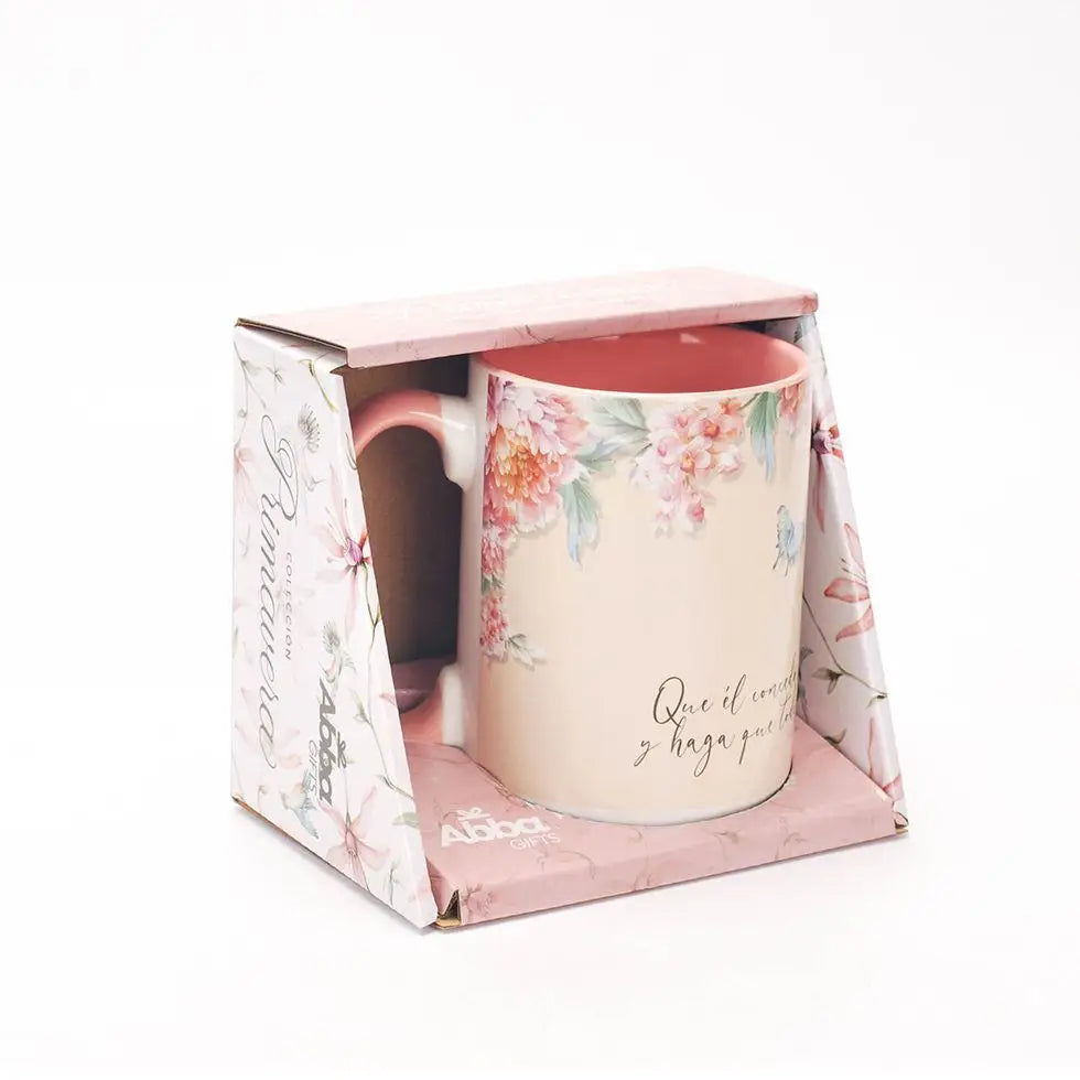 Taza 16 OZ. Colección Primavera. Que él conceda los deseos