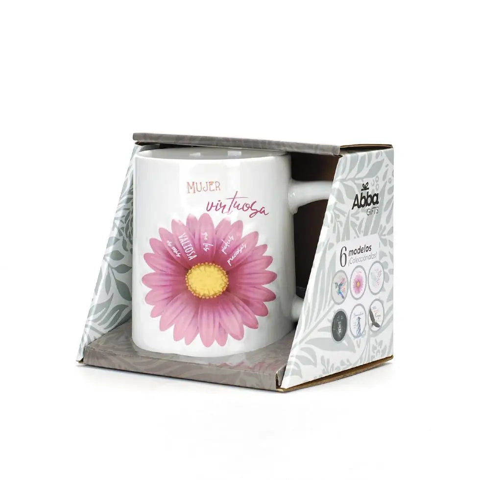 Taza 16 OZ. Colección prominencia con relieve. Mujer