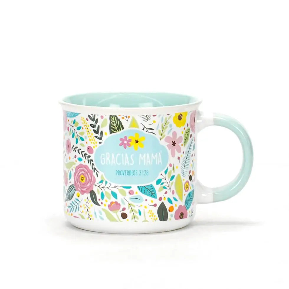 Taza 18 OZ. Colección Mujer Virtuosa. Gracias mamá