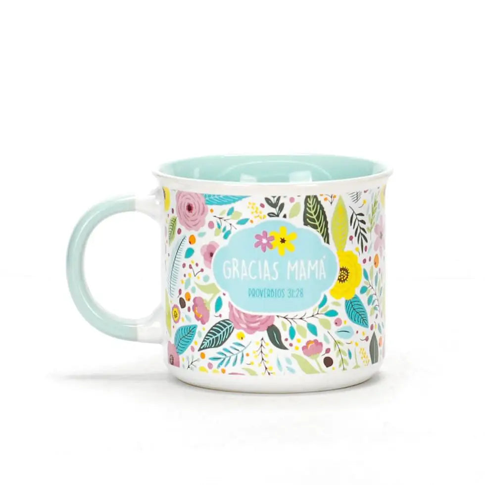 Taza 18 OZ. Colección Mujer Virtuosa. Gracias mamá