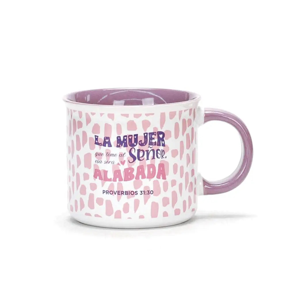 Taza 18 OZ. Colección Mujer Virtuosa. La mujer que teme
