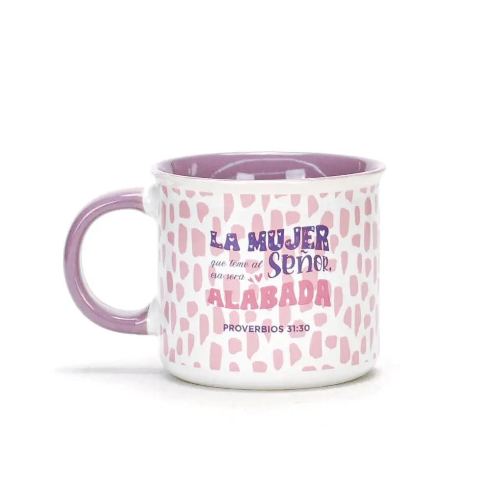 Taza 18 OZ. Colección Mujer Virtuosa. La mujer que teme