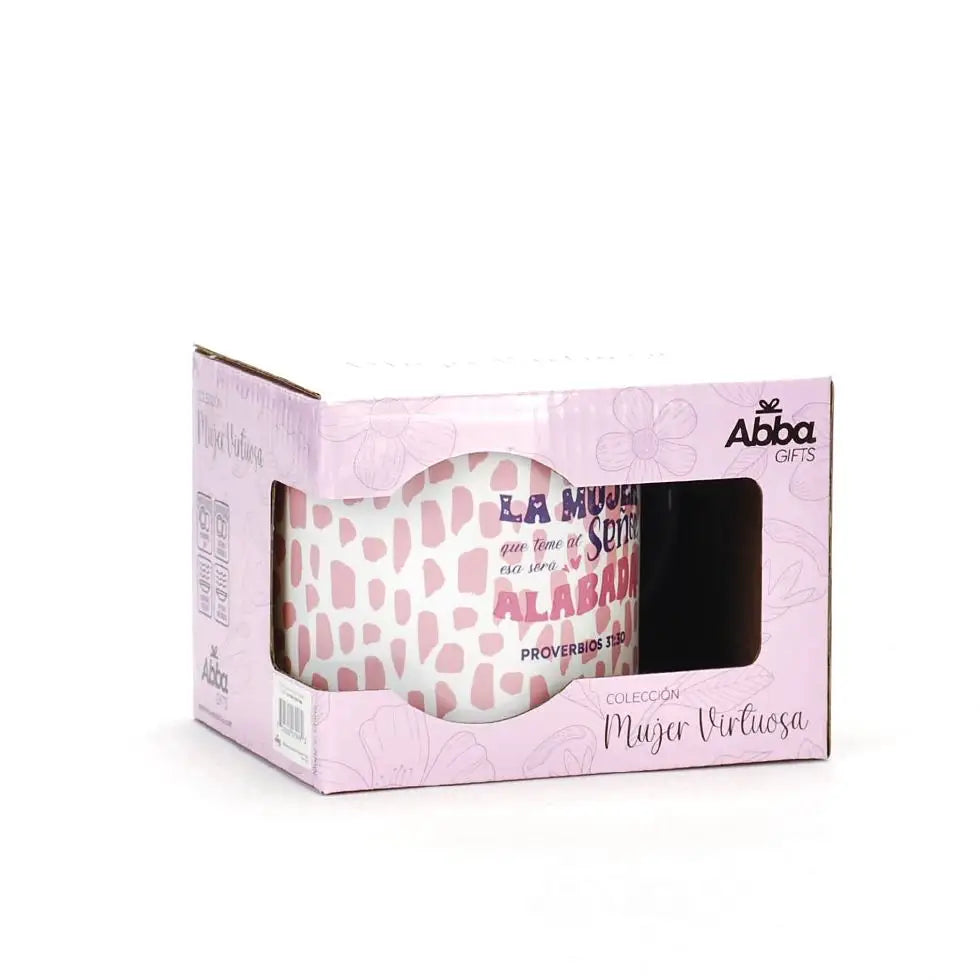 Taza 18 OZ. Colección Mujer Virtuosa. La mujer que teme