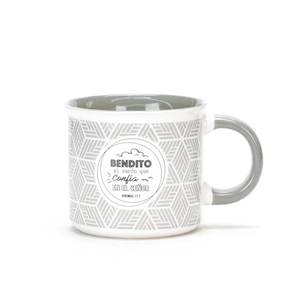 Taza 18 OZ.Colección Valiente. Bendito el varón