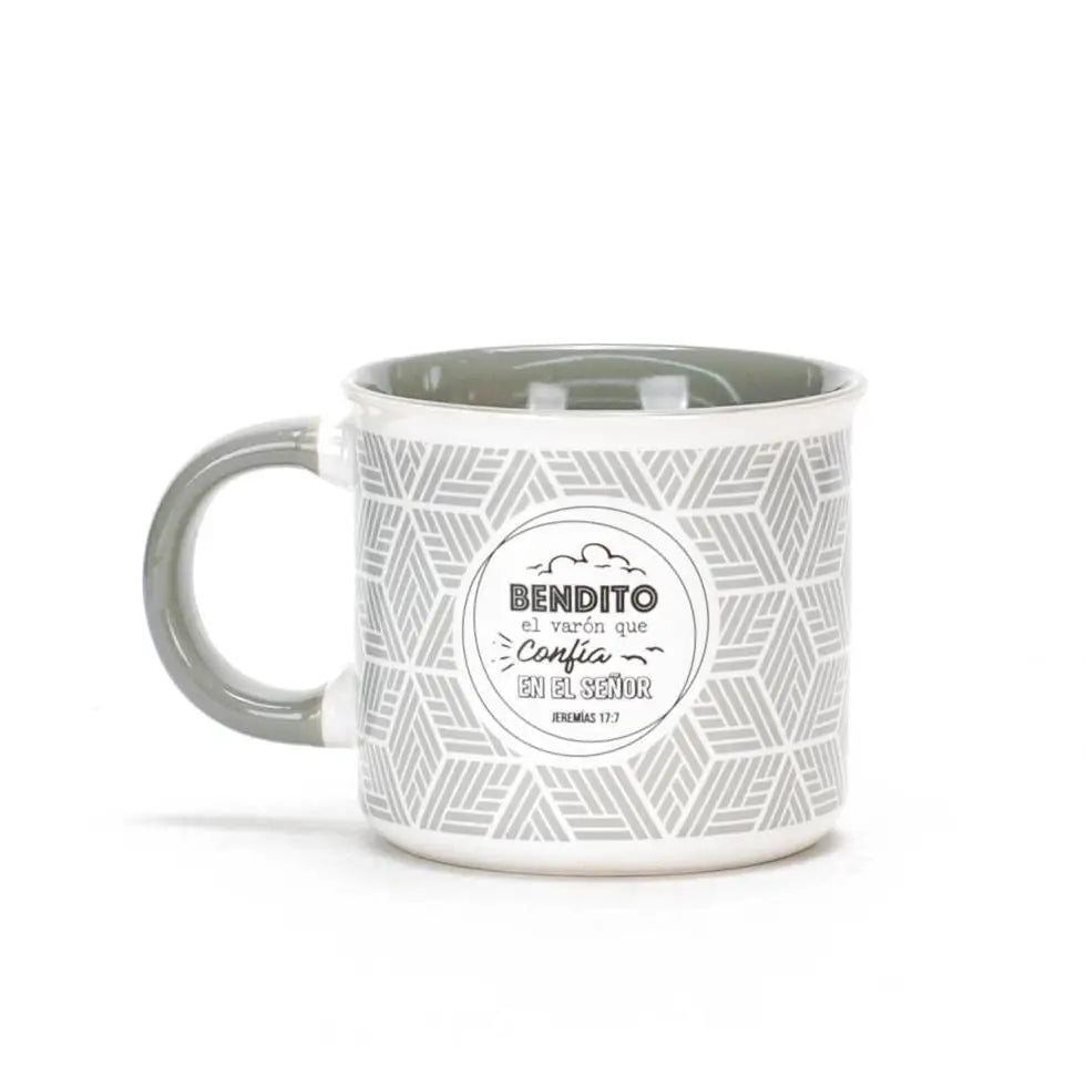 Taza 18 OZ.Colección Valiente. Bendito el varón