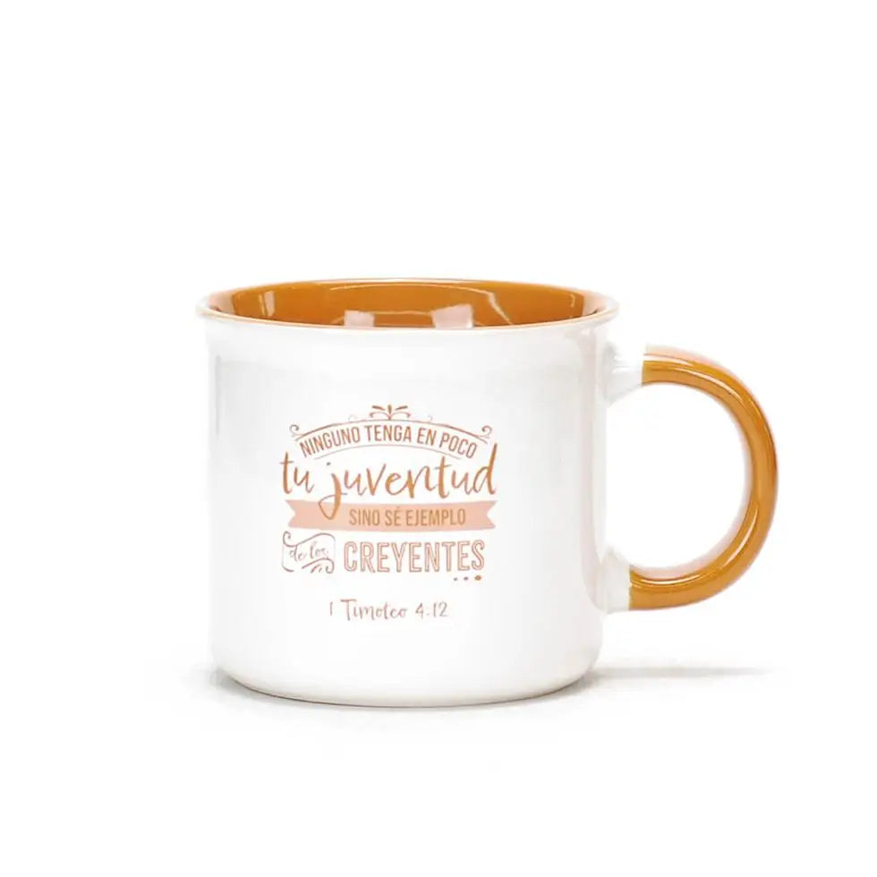 Taza 18 OZ.Colección Valiente. Ninguno tenga