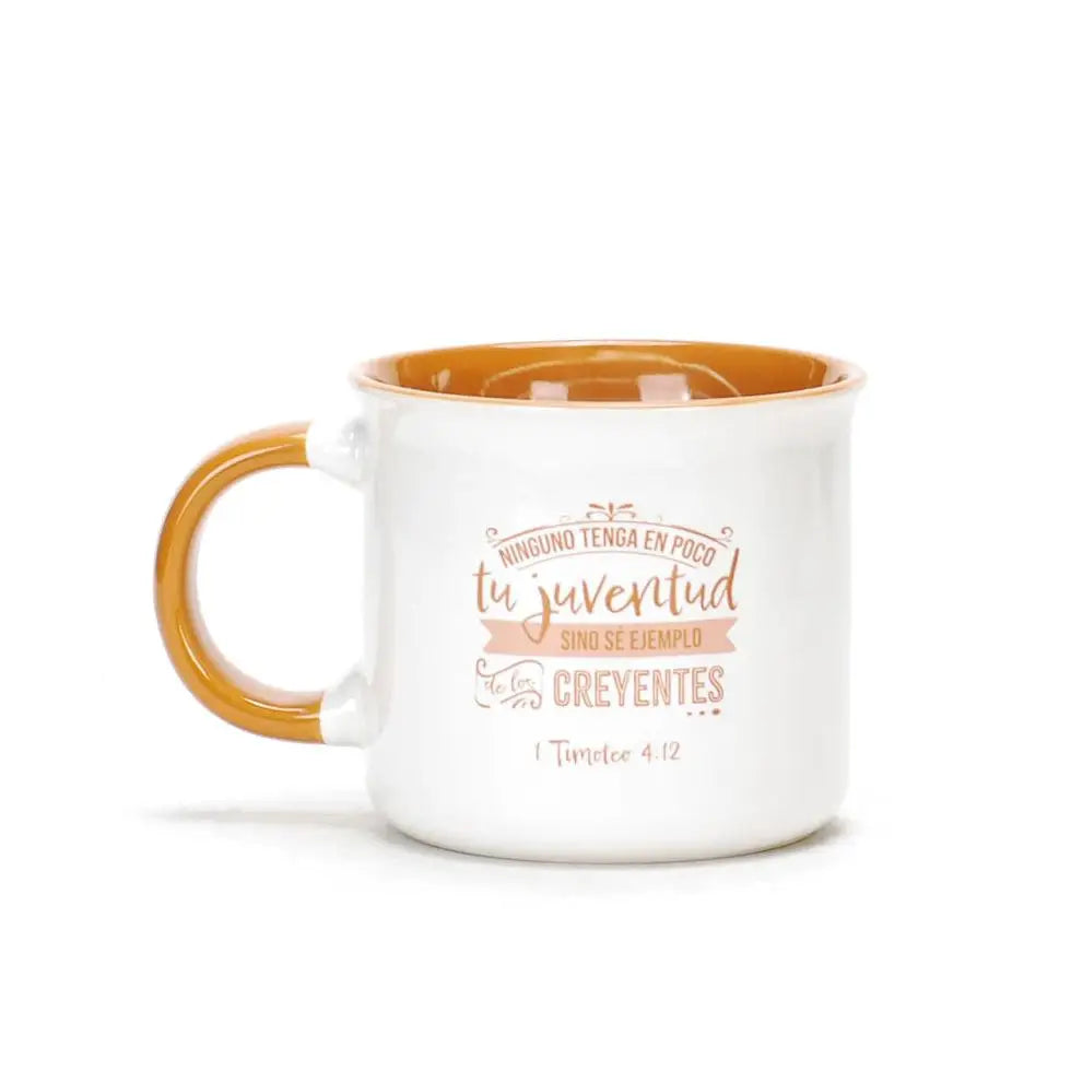 Taza 18 OZ.Colección Valiente. Ninguno tenga