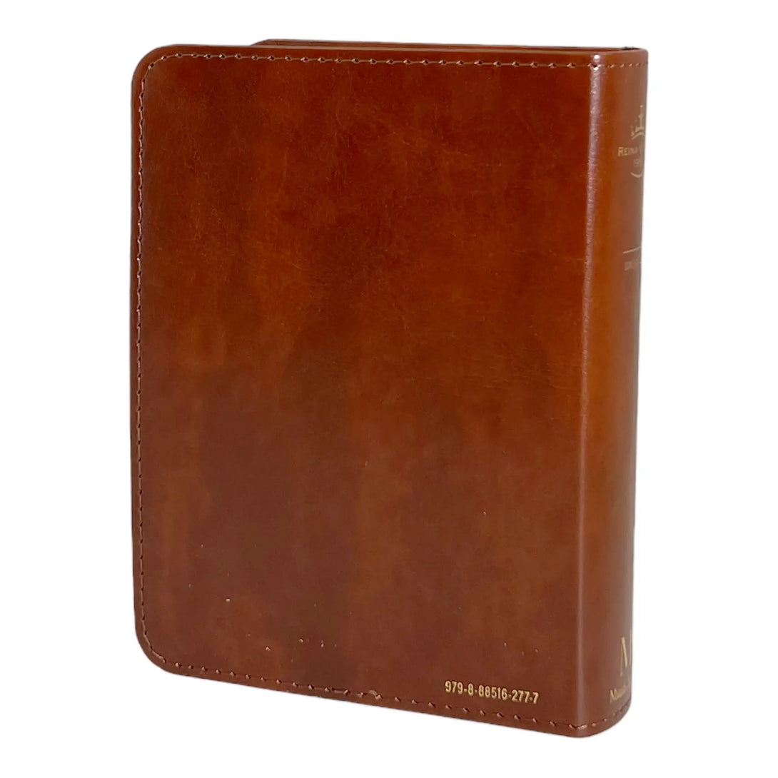 Biblia Reina Valera 1960 de bolsillo Imitación Piel café.
