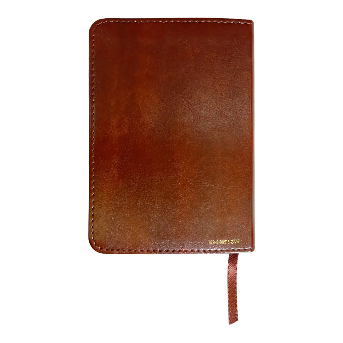 Biblia Reina Valera 1960 de bolsillo Imitación Piel café.