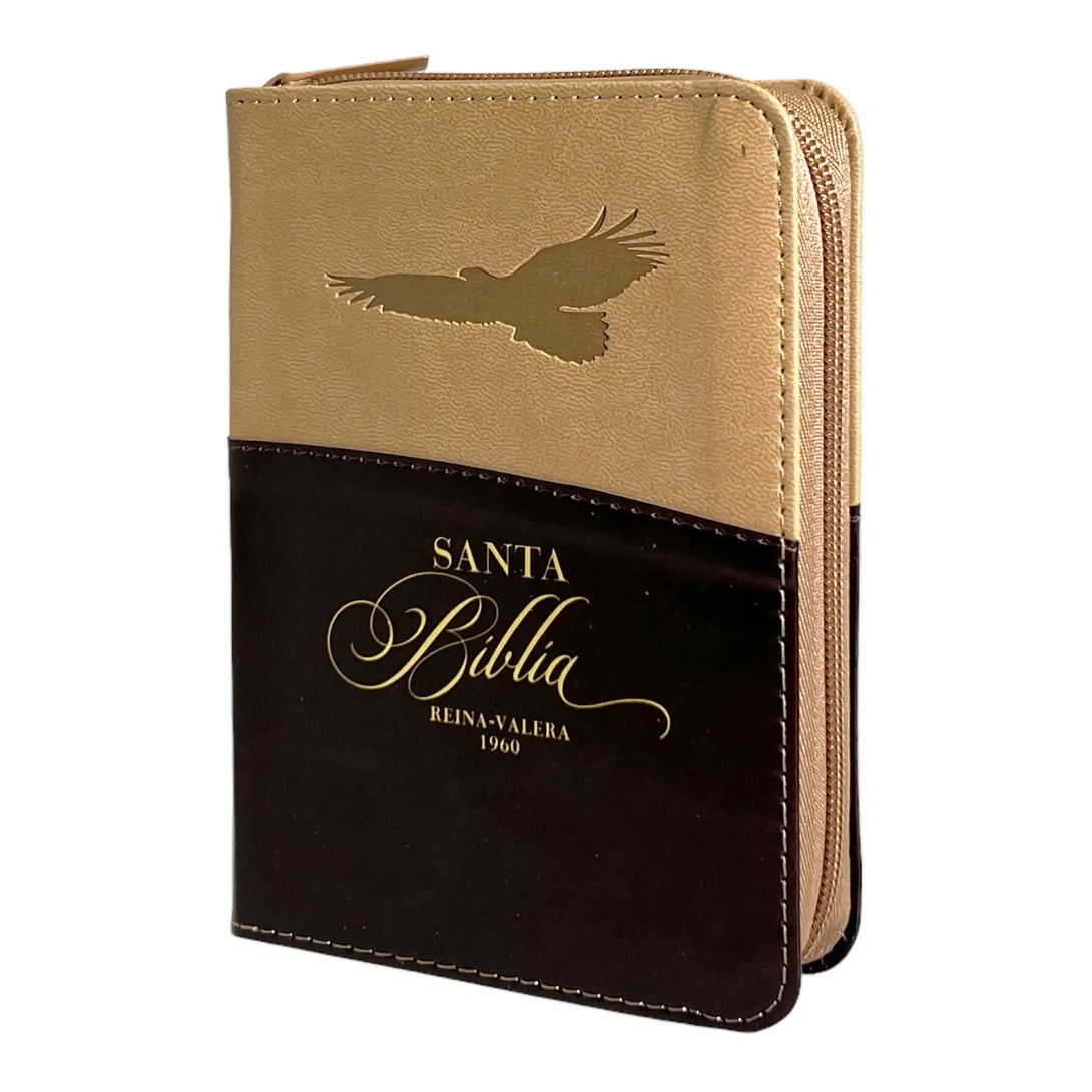 Biblia Reina Valera 1960 de bolsillo Imitación piel Café