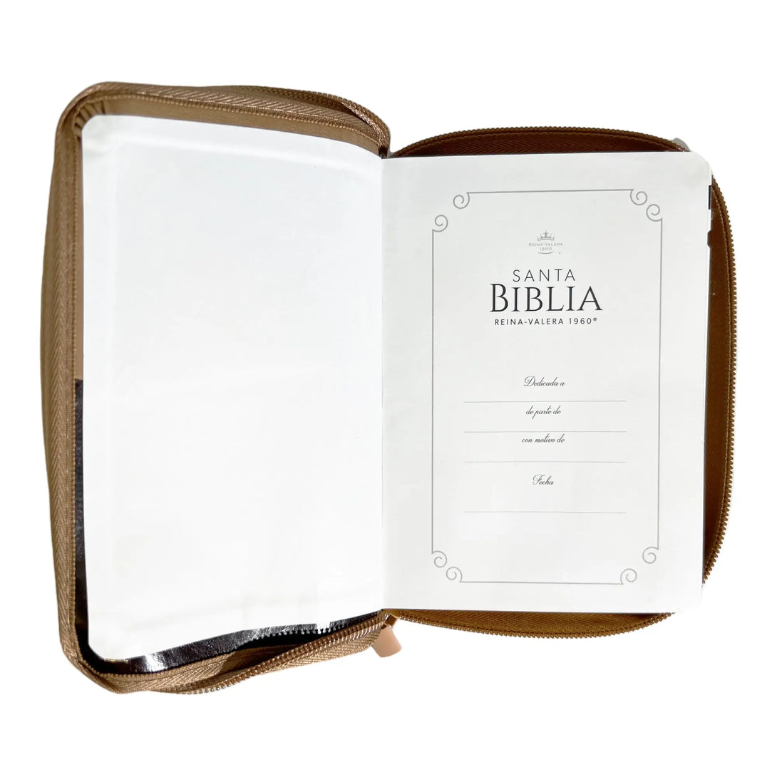 Biblia Reina Valera 1960 de bolsillo Imitación piel Café