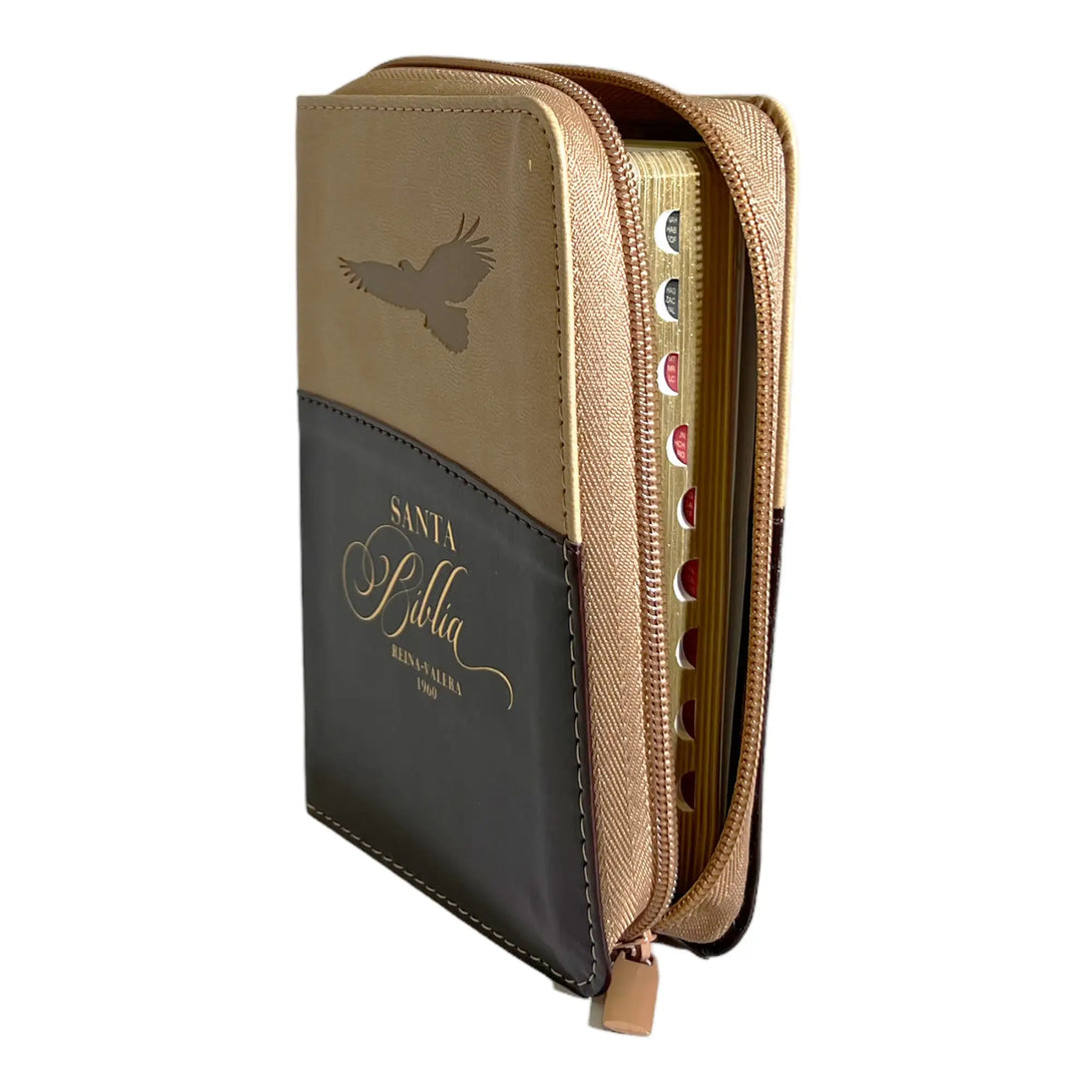 Biblia Reina Valera 1960 de bolsillo Imitación piel Café