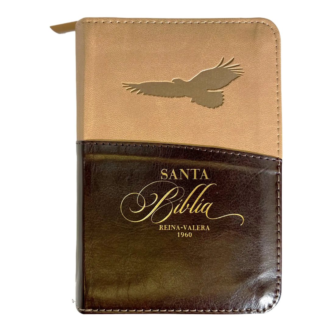 Biblia Reina Valera 1960 de bolsillo Imitación piel Café