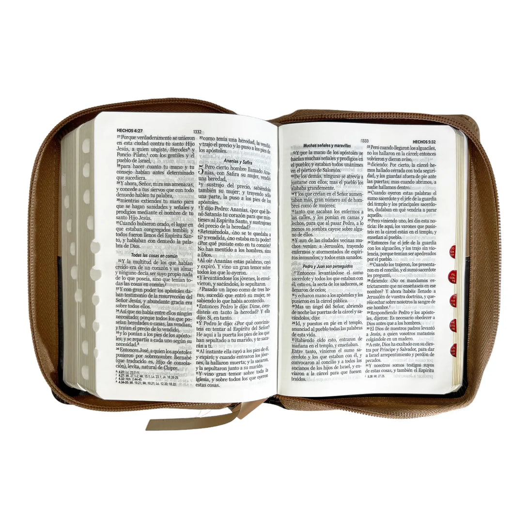 Biblia Reina Valera 1960 de bolsillo Imitación piel Café