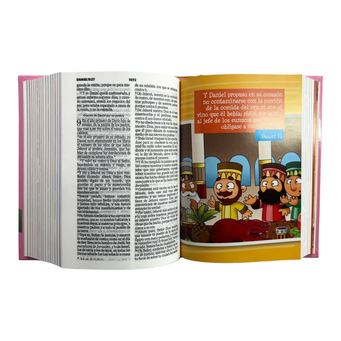 Biblia Reina Valera 1960 para niños Mi gran viaje. Tamaño