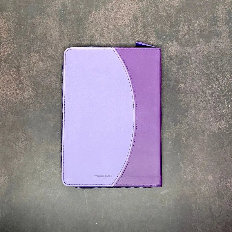 Libreta imitación piel rosa con cierre. Amor de Dios